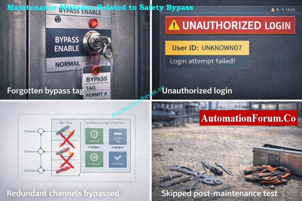 Common Maintenance Mistakes Related to Safety Bypass
