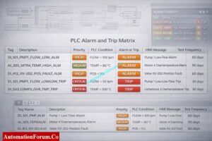 PLC Alarm and Trip Documentation Procedure – EPC PLC Automation Guide
