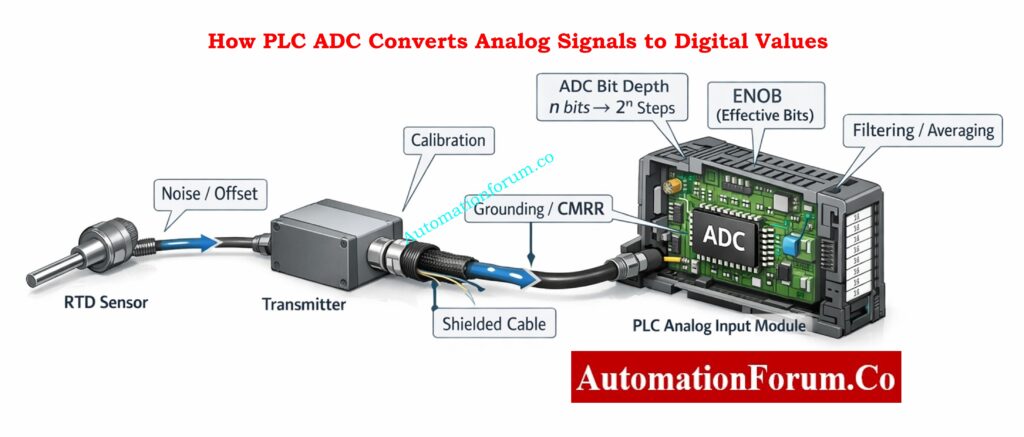 How PLC ADC Converts Analog Signals to Digital Values
