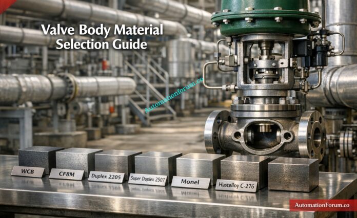 Control Valve Body Material Selection Guide - EPC Engineers