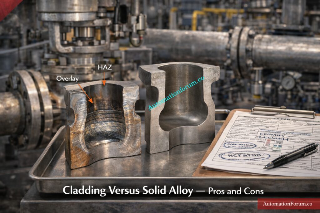 Cladding Vs Solid Alloy Bodies Selection Guidelines - Control Valve Body Material Selection Guide for EPC Design Instrumentation Engineers
