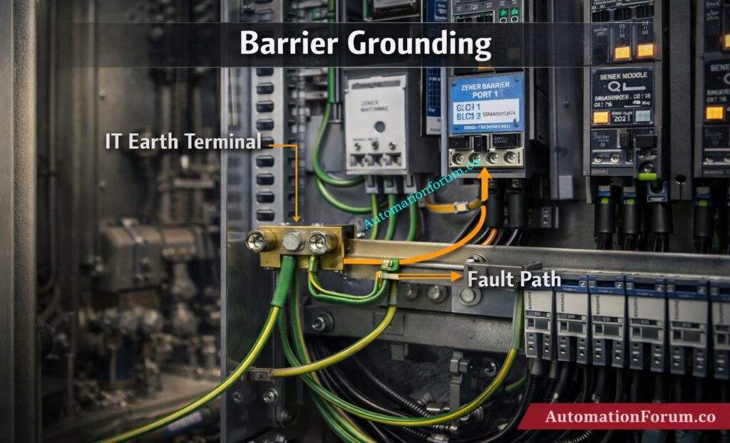 IS Barrier Earth Fault Current Calculator | Intrinsic Safety Loop Design Tool