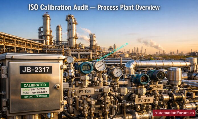 Internal Audit Checklist for ISO Process Instrument Calibration in Process Industries