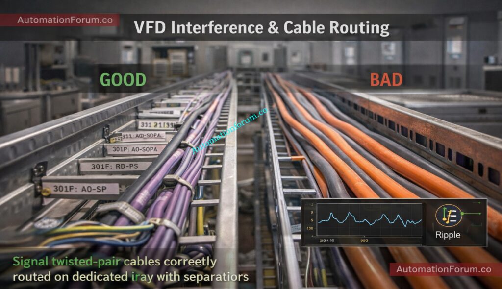 Inspection of Nearby VFD Panels and High Power Equipment