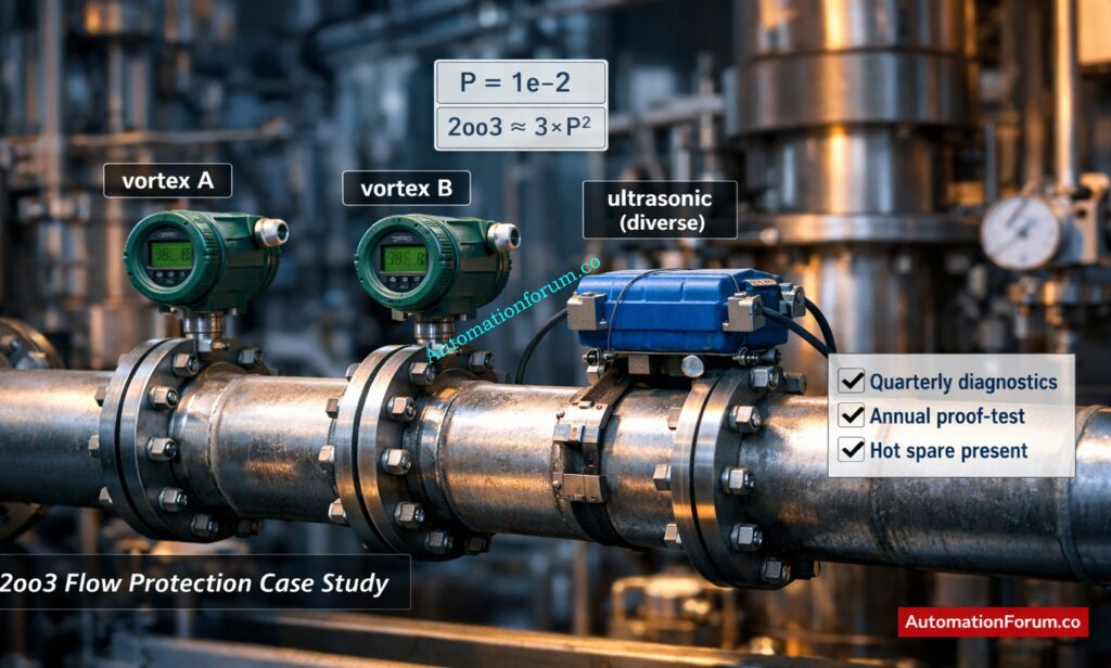 Practical Case Study - Redundant Flow Measurement for Furnace Protection - Redundant Transmitters: Voting Logic, SIL & Best Practices