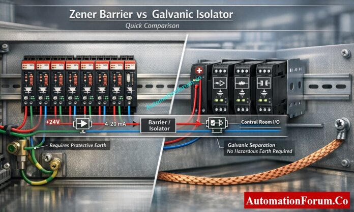 Understanding Zener vs Galvanic Isolation in IS Loops for 4 to 20 mA Systems