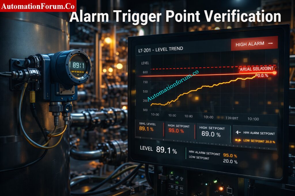 What Is Alarm Setpoint Field Validation in Process Instruments?