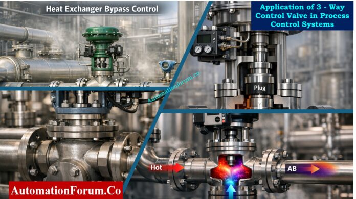 Application of 3 - Way Control Valve in Process Control Systems