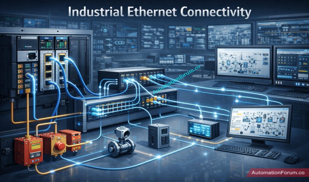 Dual EtherNet/IP Connectivity and OPC UA Support
ControlLogix 5590 Explained: Next-Gen PLC for Smart Manufacturing