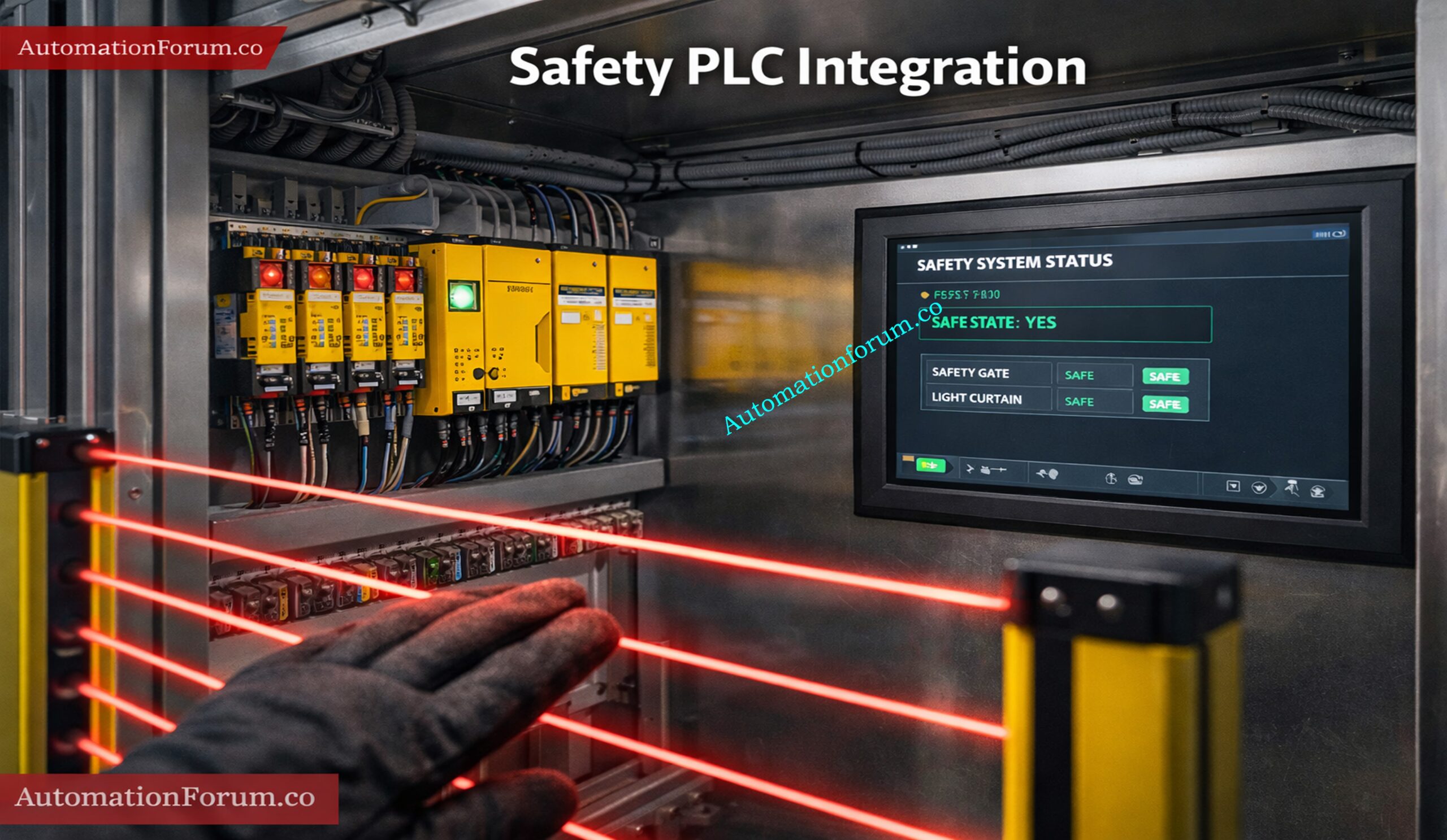 Safety Light Curtain Working Principle How Does a Safety Light Curtain ...