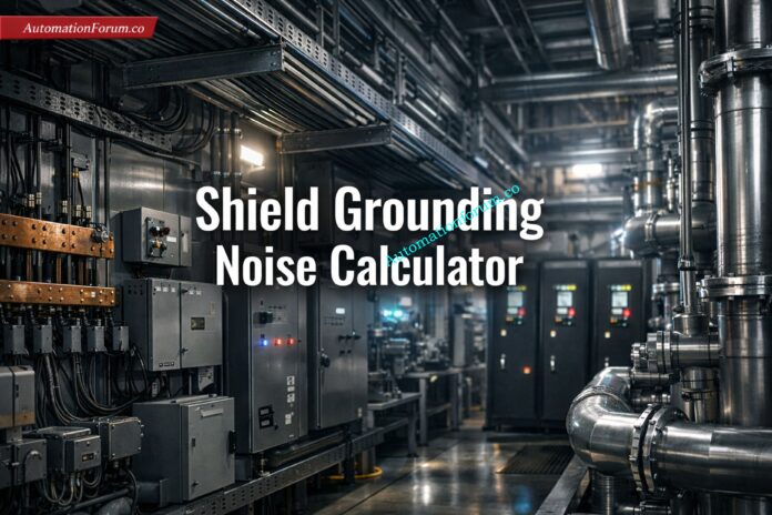 Shield Grounding Noise Calculator for Instrumentation: A Practical Engineer Guide