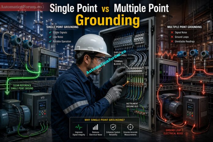 Single Point vs Multiple Point Grounding in Instrumentation Systems: Complete Guide for Engineers