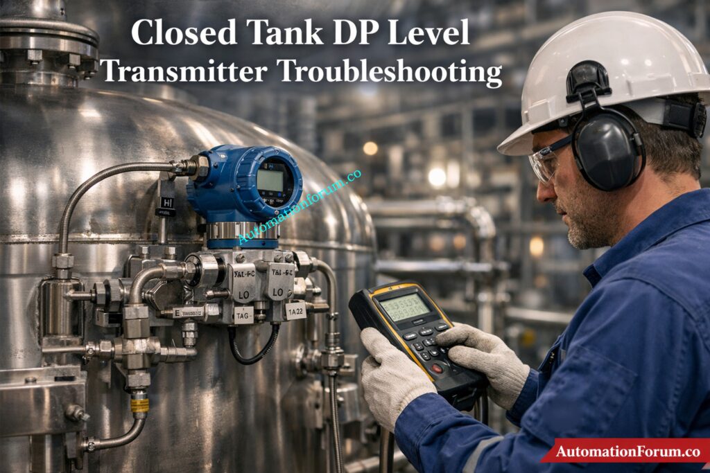Verify the Actual Tank Level -Troubleshooting Checklist for Closed Tank DP Type Level Transmitter