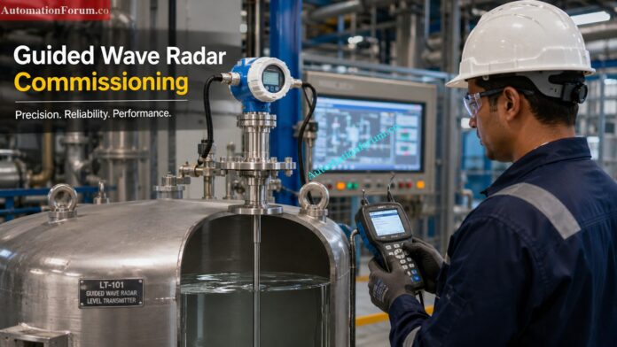 Advanced Guided Wave Radar Level Transmitter Commissioning Quiz for Process Industries