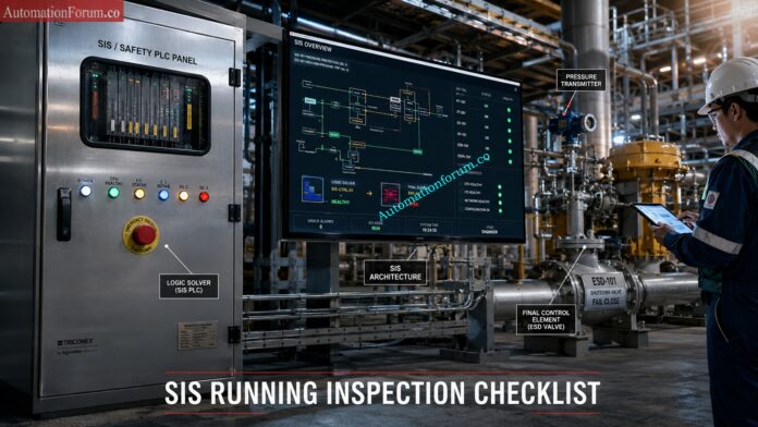 Advanced Safety Instrumented System (SIS) Inspection Checklist for IEC 61511 Compliance