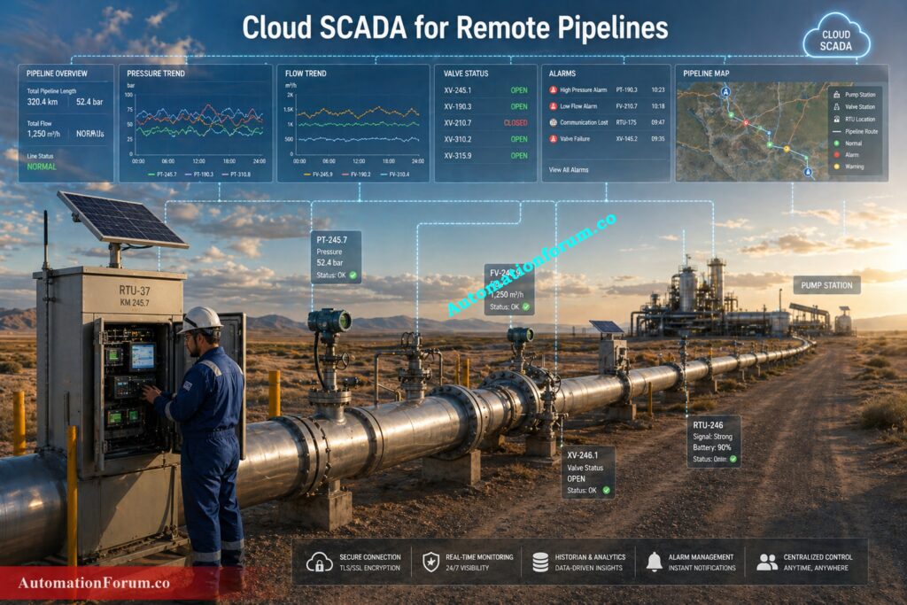 Industrial Use Cases of Cloud Based SCADA - Cloud Based SCADA in Industry | Benefits & Architecture