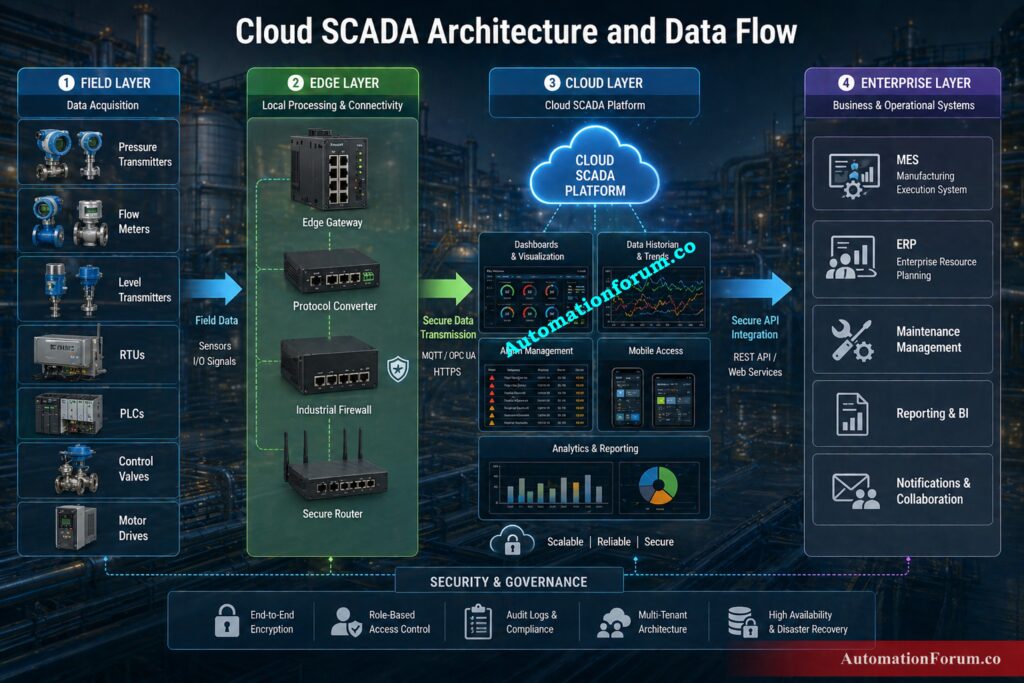 Best Practices for Cloud Based SCADA Implementation - Cloud Based SCADA in Industry | Benefits & Architecture