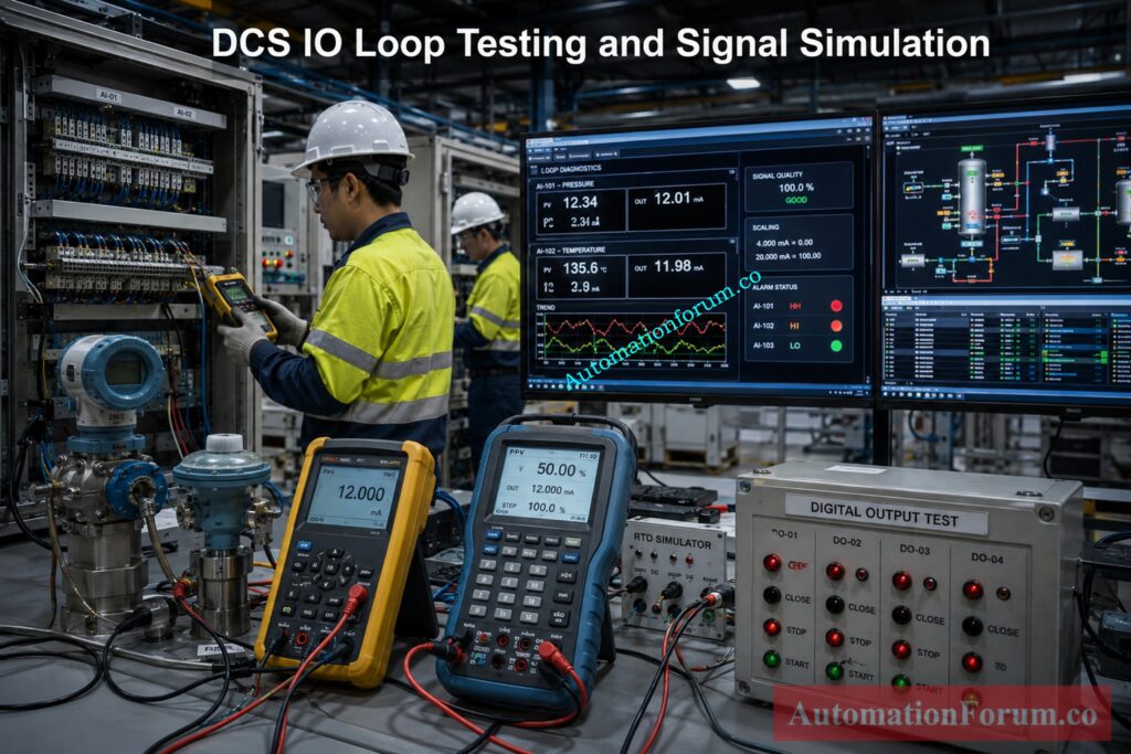 System Diagnostic and Cybersecurity Testing in DCS