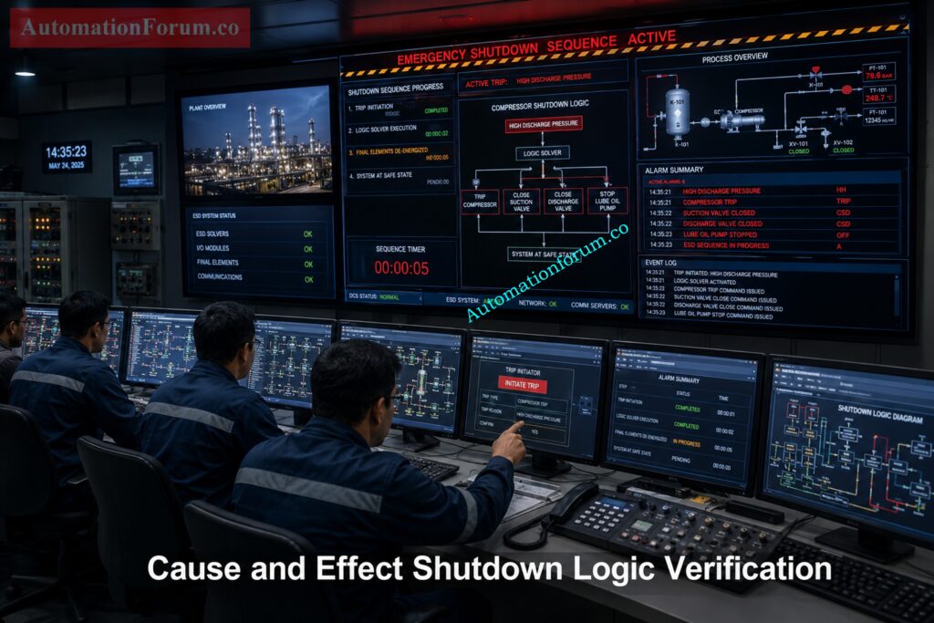 Cause and Effect Verification in DCS FAT