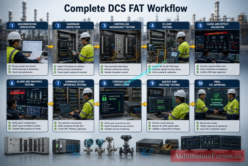Step By Step DCS FAT Procedure for Distributed Control System DCS