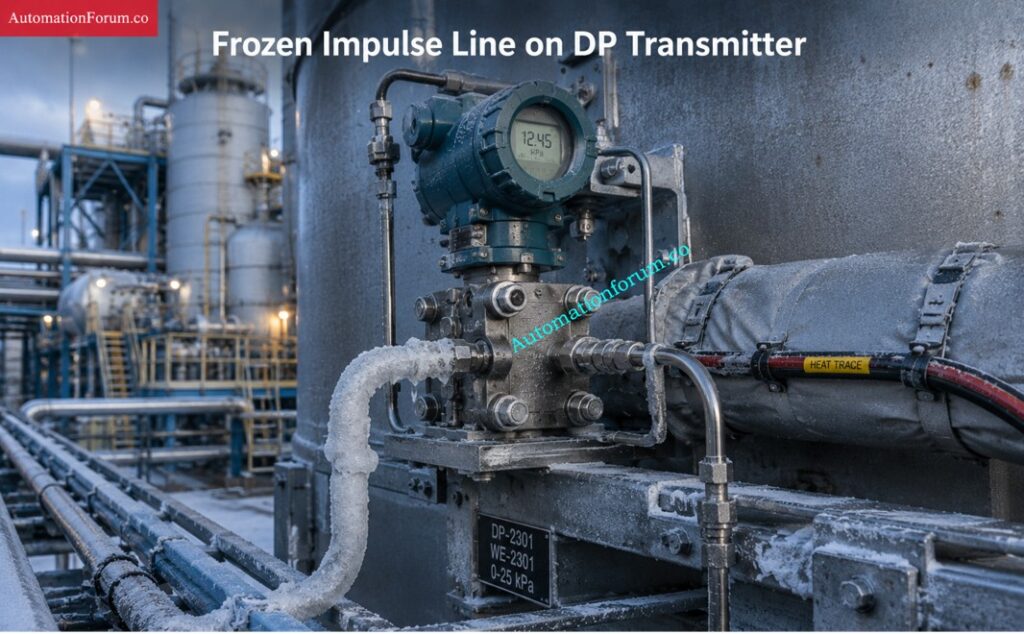 Impulse Line Freezing Risk and Heat Tracing Calculator for Instrumentation Engineers - How frozen impulse lines cause false readings and shutdown risks
