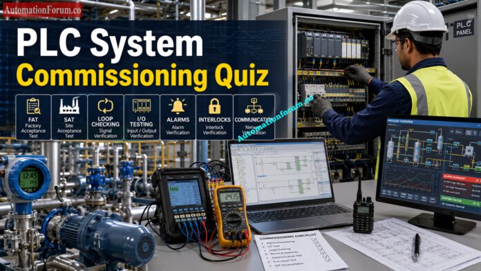 PLC System Commissioning Quiz for Automation Engineers