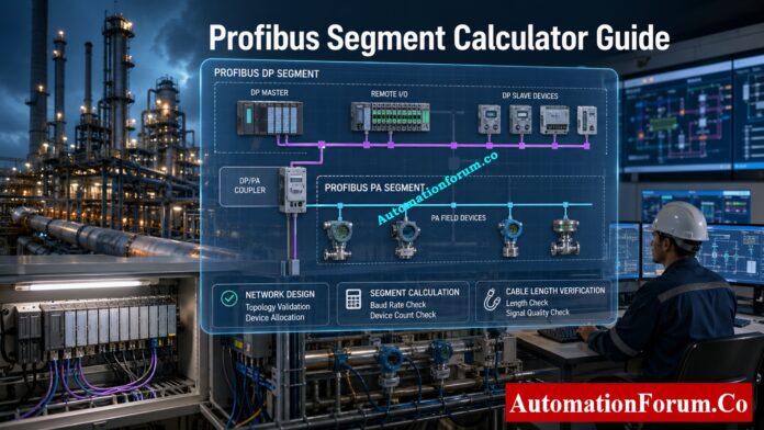 Profibus Segment Calculator for DP and PA Network Design