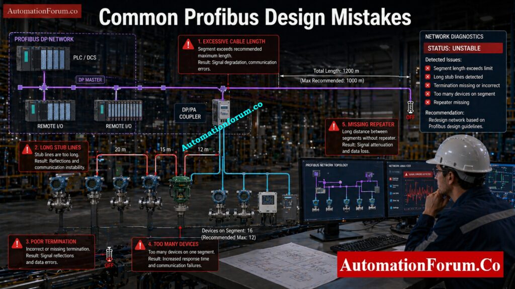 Common Profibus Design Mistakes and How to Avoid Them