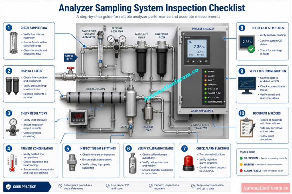 Step by Step Analyzer Running Inspection Procedure