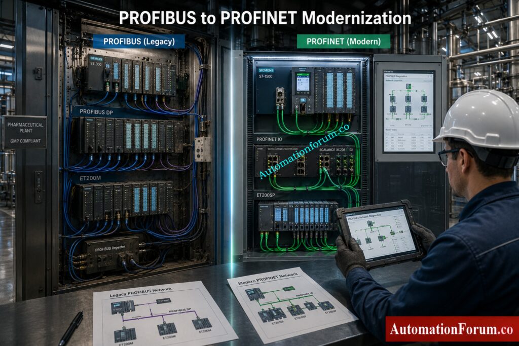 Siemens S7 300 PLC Discontinued Migration Guide for Engineers - PROFIBUS to PROFINET Migration Challenges