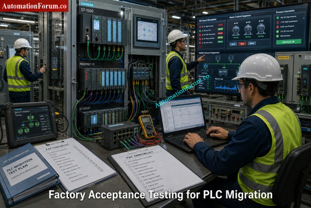 Siemens S7 300 PLC Discontinued Migration Guide for Engineers - Perform Factory Acceptance Testing FAT