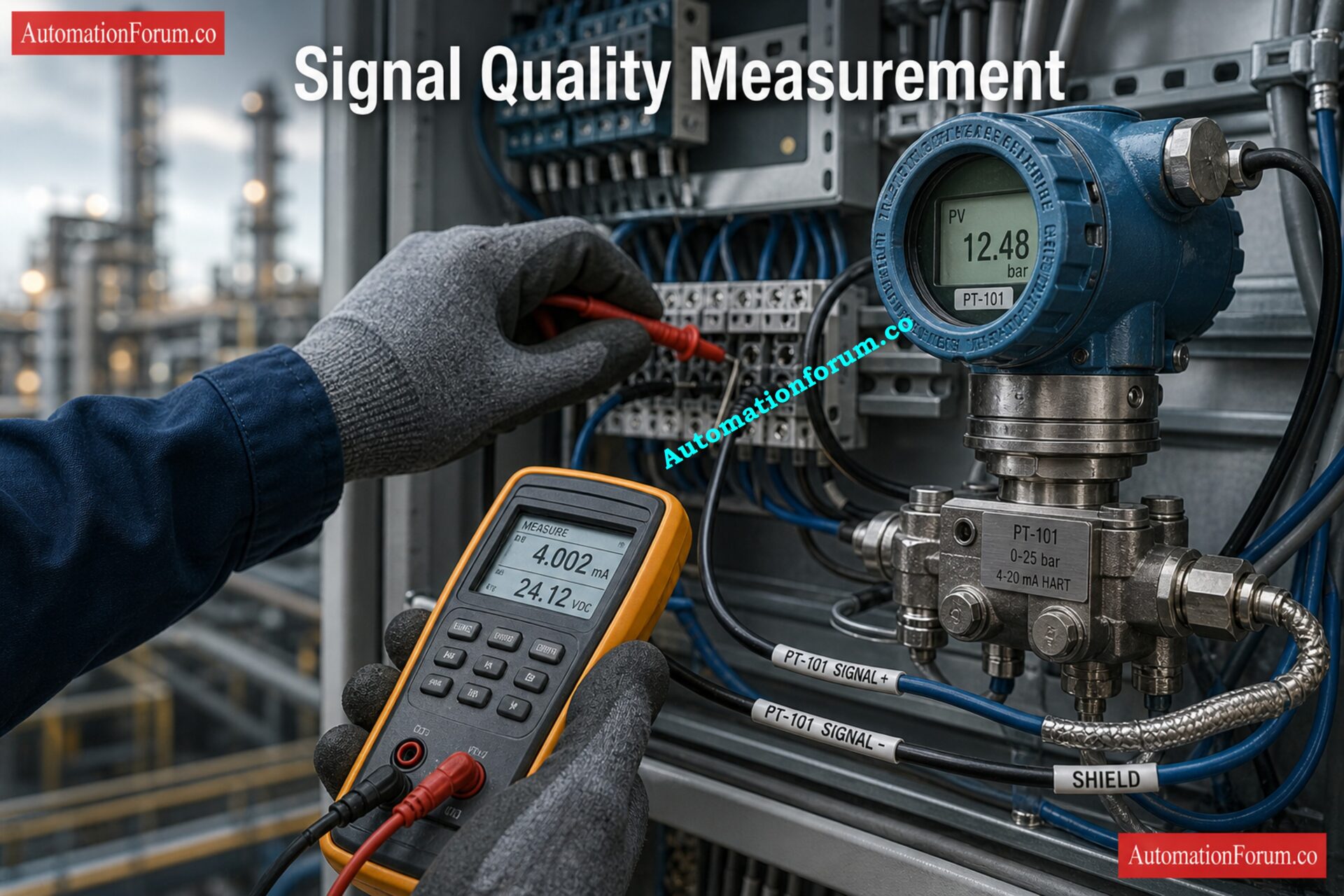 Signal to Noise Ratio Calculator for Instrumentation and Control Systems