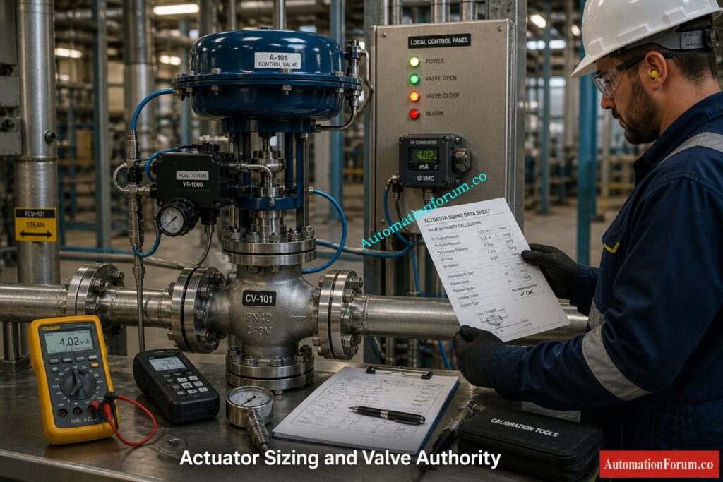 Accurate Cv Calculation for Reliable Valve Selection - Actuator Sizing and Valve Authority in Process Control