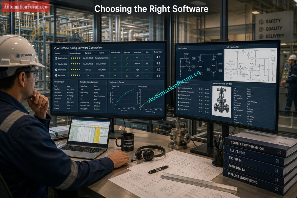 How To Select The Right Control Valve Sizing Software