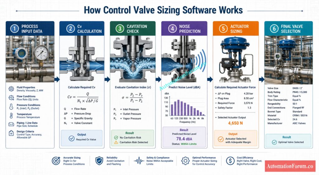 Comparison Table Of The Best Control Valve Sizing Software