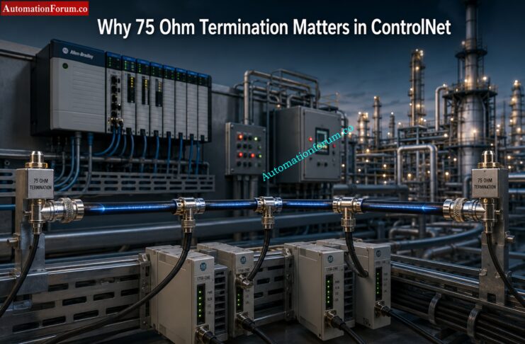 Why 75 Ohm Termination Resistor is Used in ControlNet?