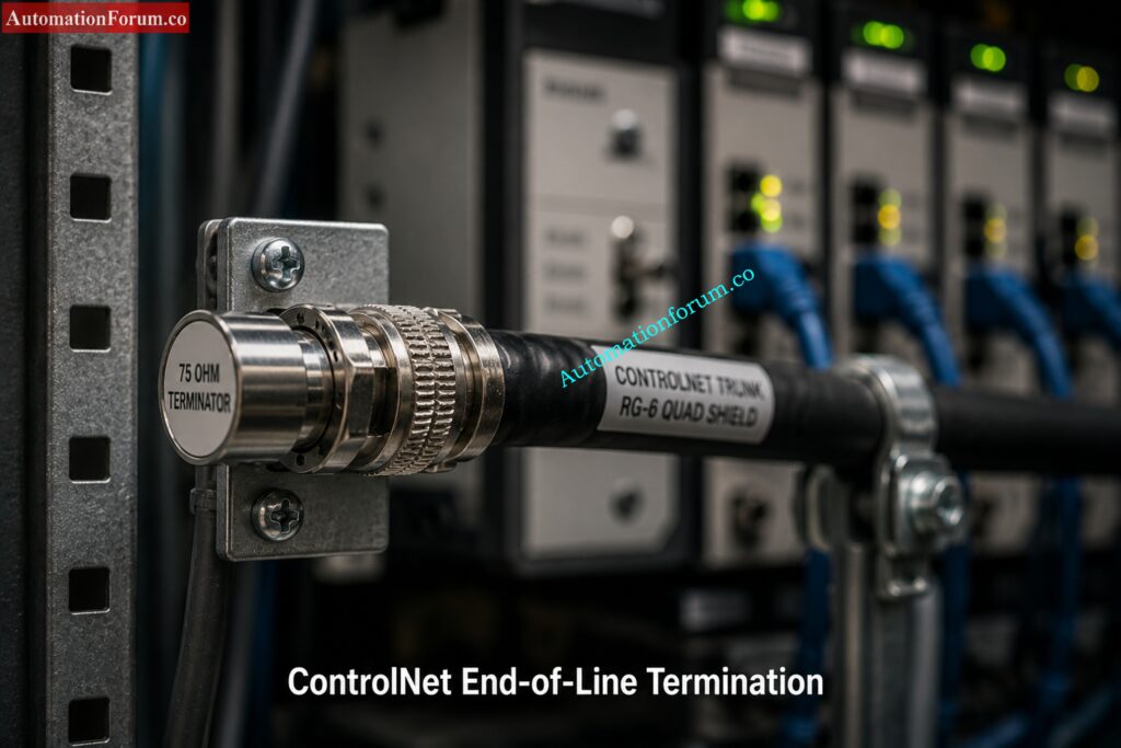 What is a Termination Resistor in ControlNet?