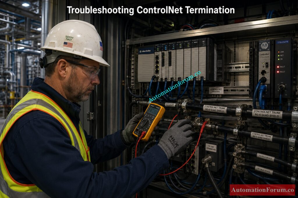 How to Troubleshoot ControlNet Termination Problems