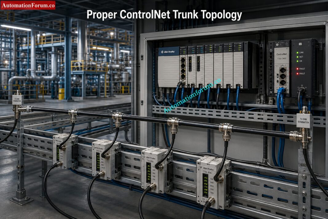 Controlnet Network Scope Why 75 Ohm Termination Resistor is Used in ControlNet Networks