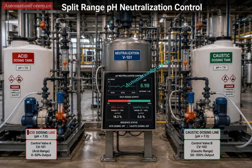 Real Industrial Examples of Split Range Control