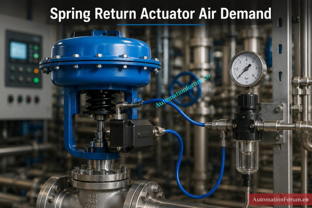 Air Consumption Calculator for Pneumatic Control Valves, Actuators and Instrument Air System Sizing
