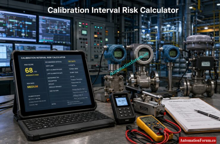 Calibration Interval Risk Calculator for Industrial Instrument Calibration Planning