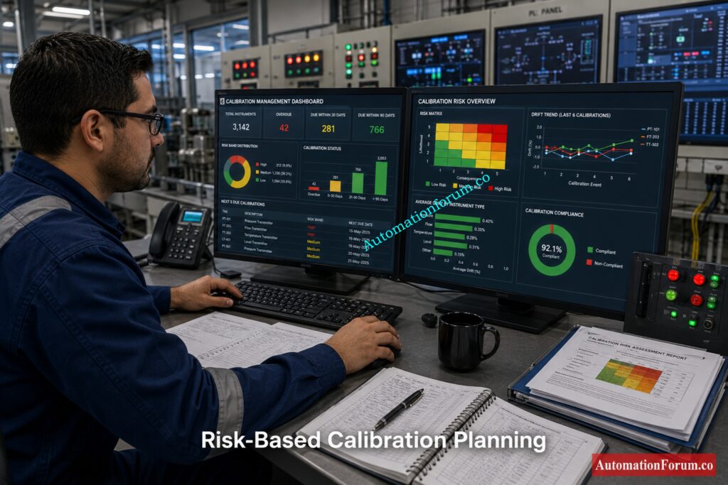 Calibration Interval Risk Calculator for Industrial Instrument Calibration Planning - How the Calibration Risk Score Works