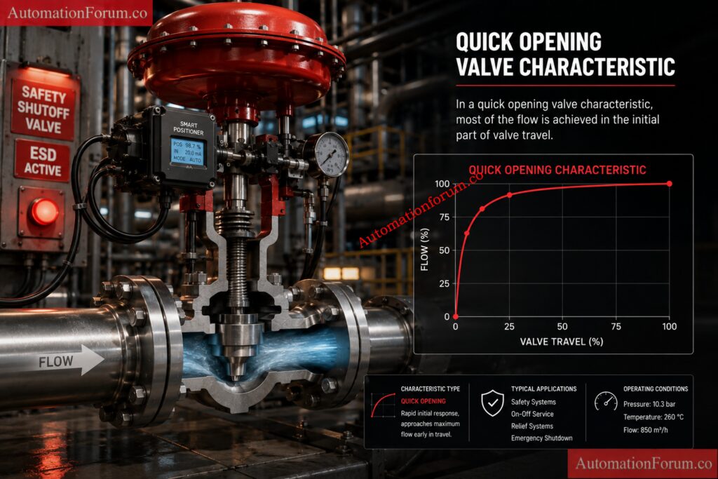 Understanding Quick Opening Valve Characteristics