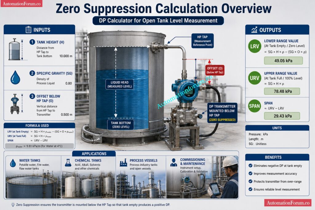 Zero Suppression Calculation