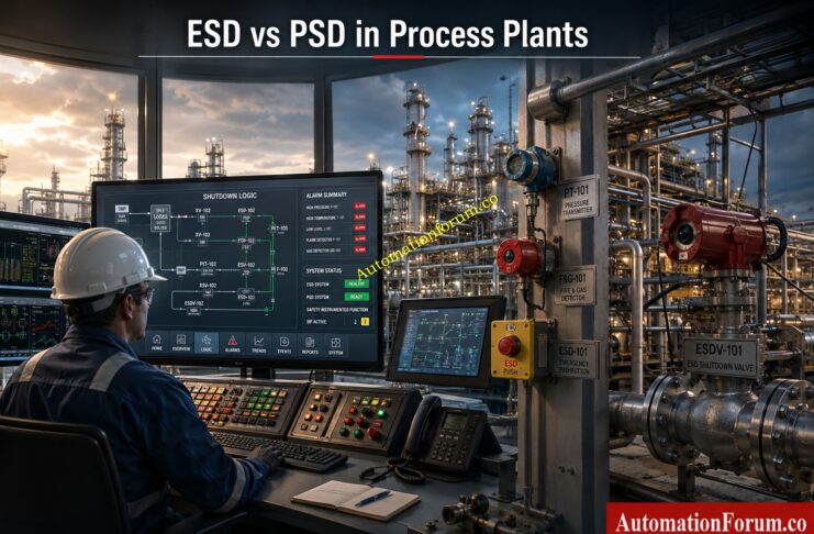 ESD vs PSD: Difference Between Emergency Shutdown System and Process Shutdown System
