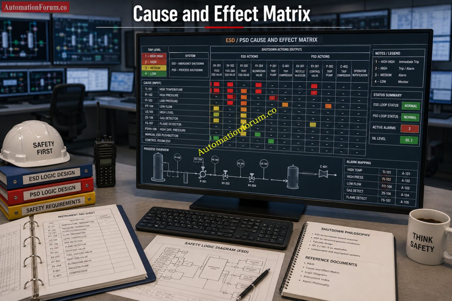 Process Shutdown ESD vs PSD: Emergency Shutdown vs Process Shutdown
