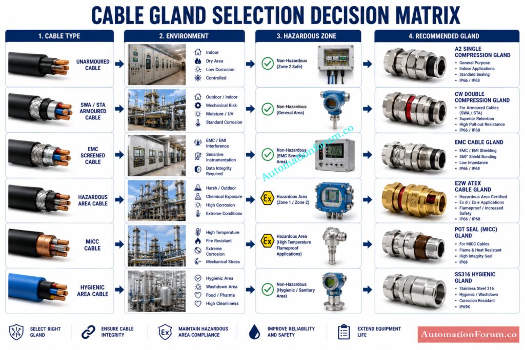 Practical Cable Gland Selection Examples