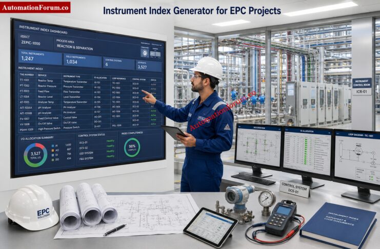Instrument Index Generator for EPC Instrumentation Projects