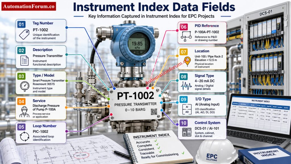 What Is an Instrument Index in Instrumentation Engineering?